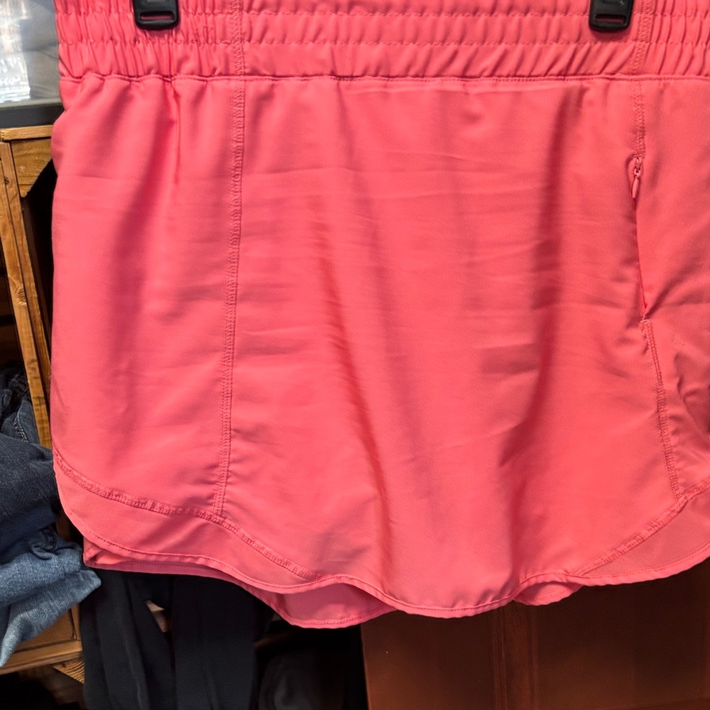 Chic Coral Mini Skirt